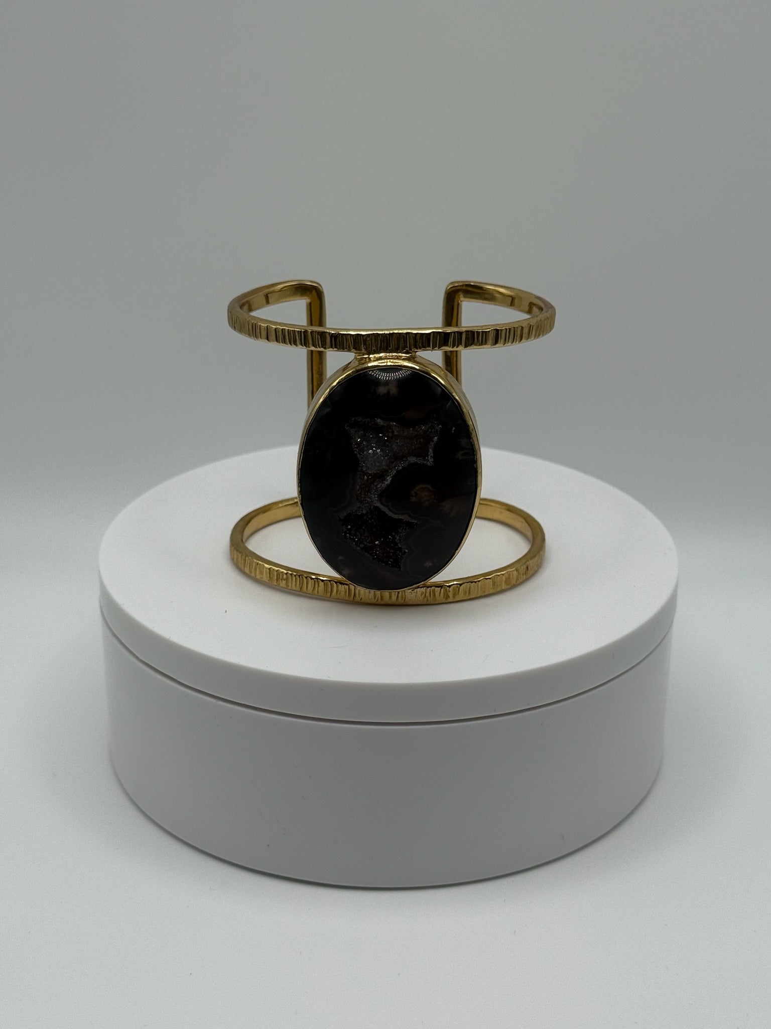 Eclipse Stone Cuff - AVA Jewelry