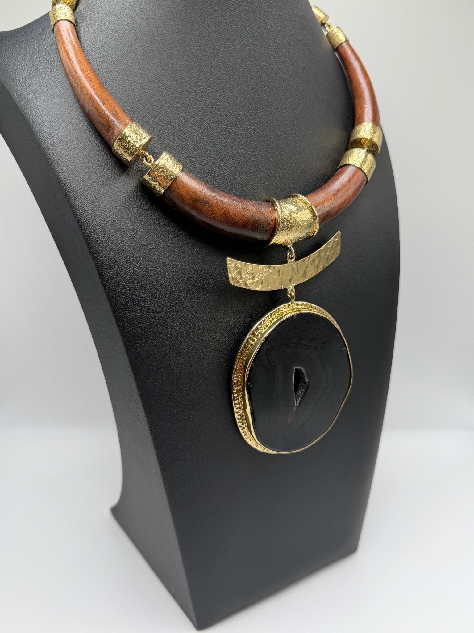 Ember Root Agate Neckpiece - AVA Jewelry