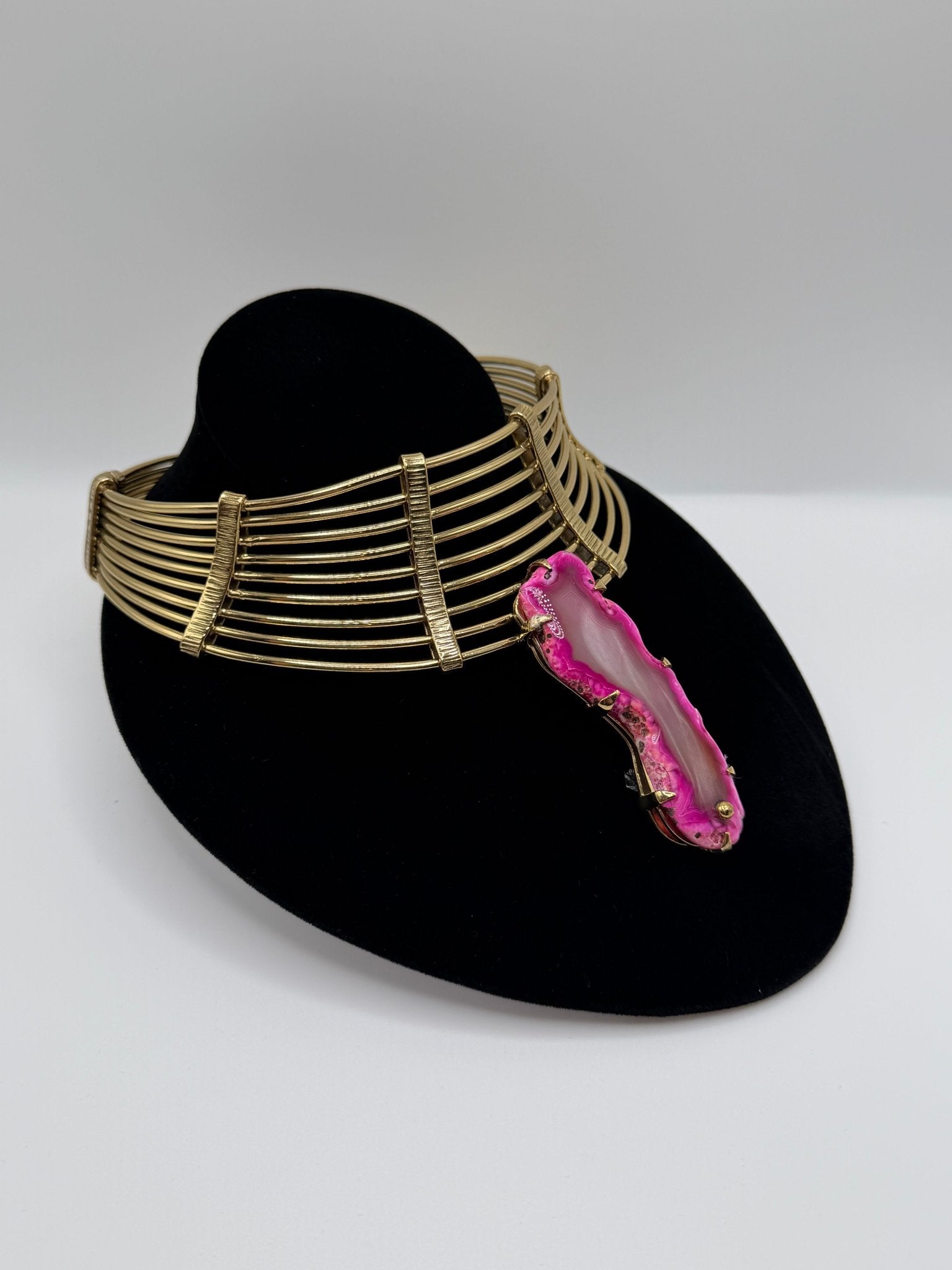 Fuchsia blaze Collar - AVA Jewelry
