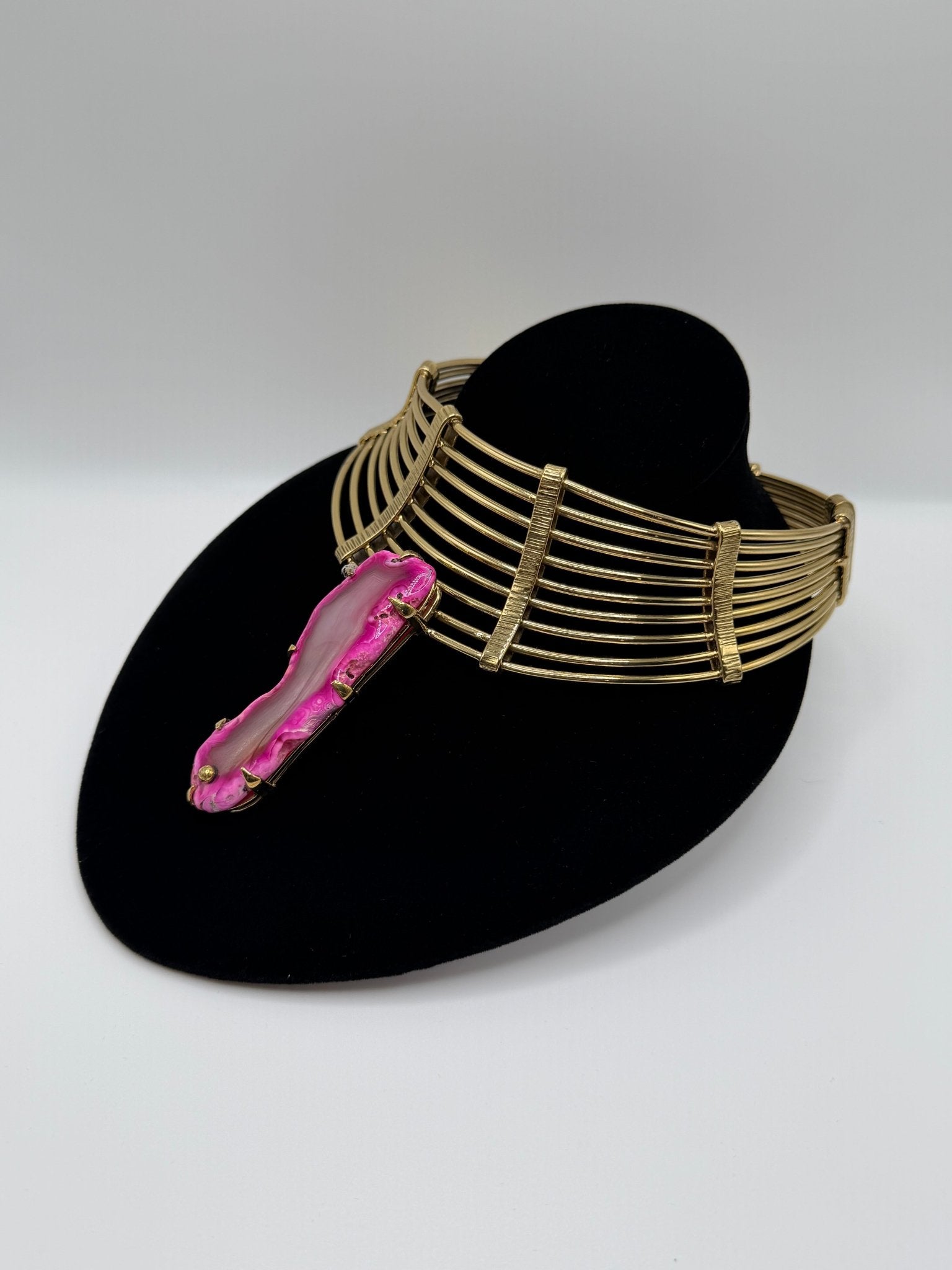 Fuchsia blaze Collar - AVA Jewelry