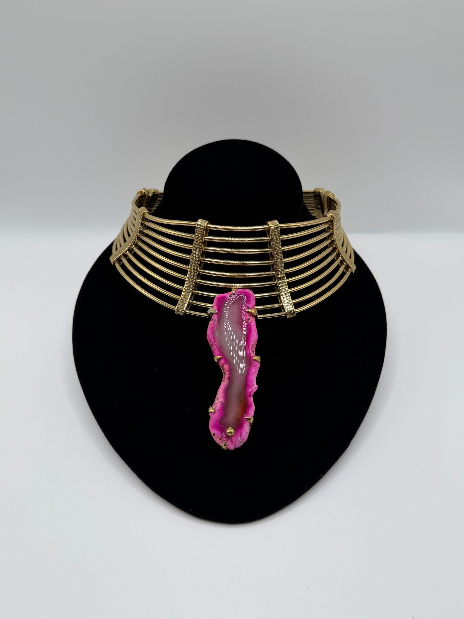 Fuchsia blaze Collar - AVA Jewelry