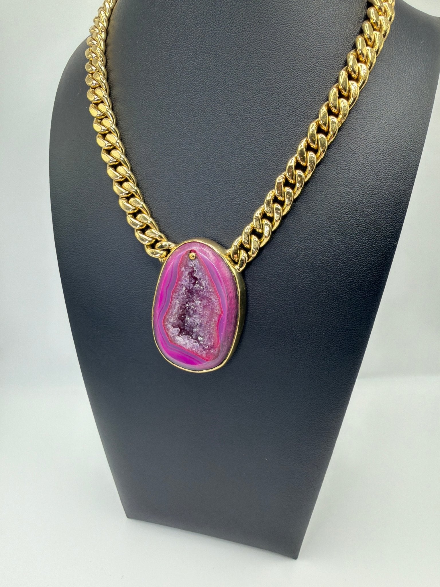 fuchsia petite chain - AVA Jewelry