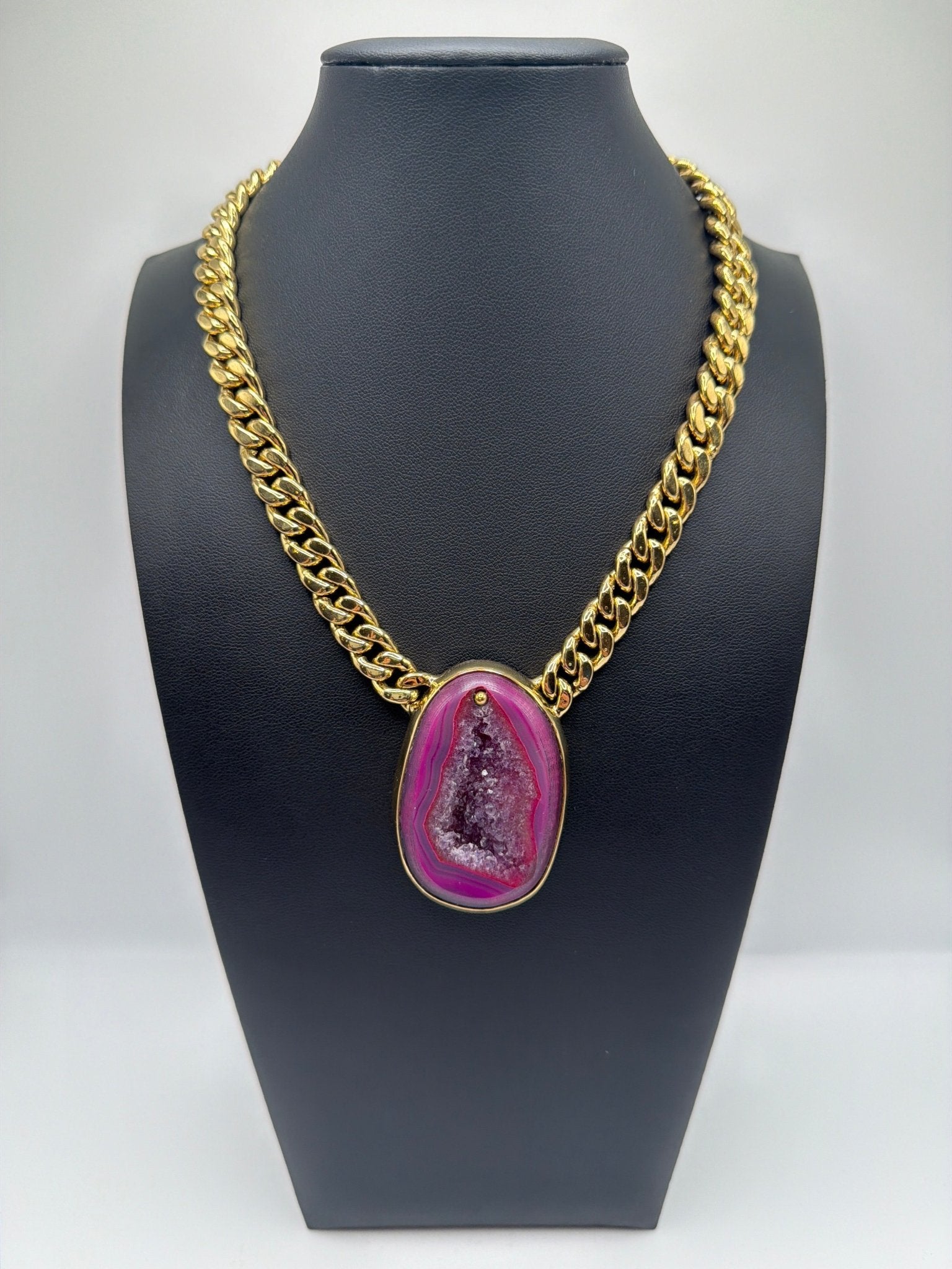 fuchsia petite chain - AVA Jewelry