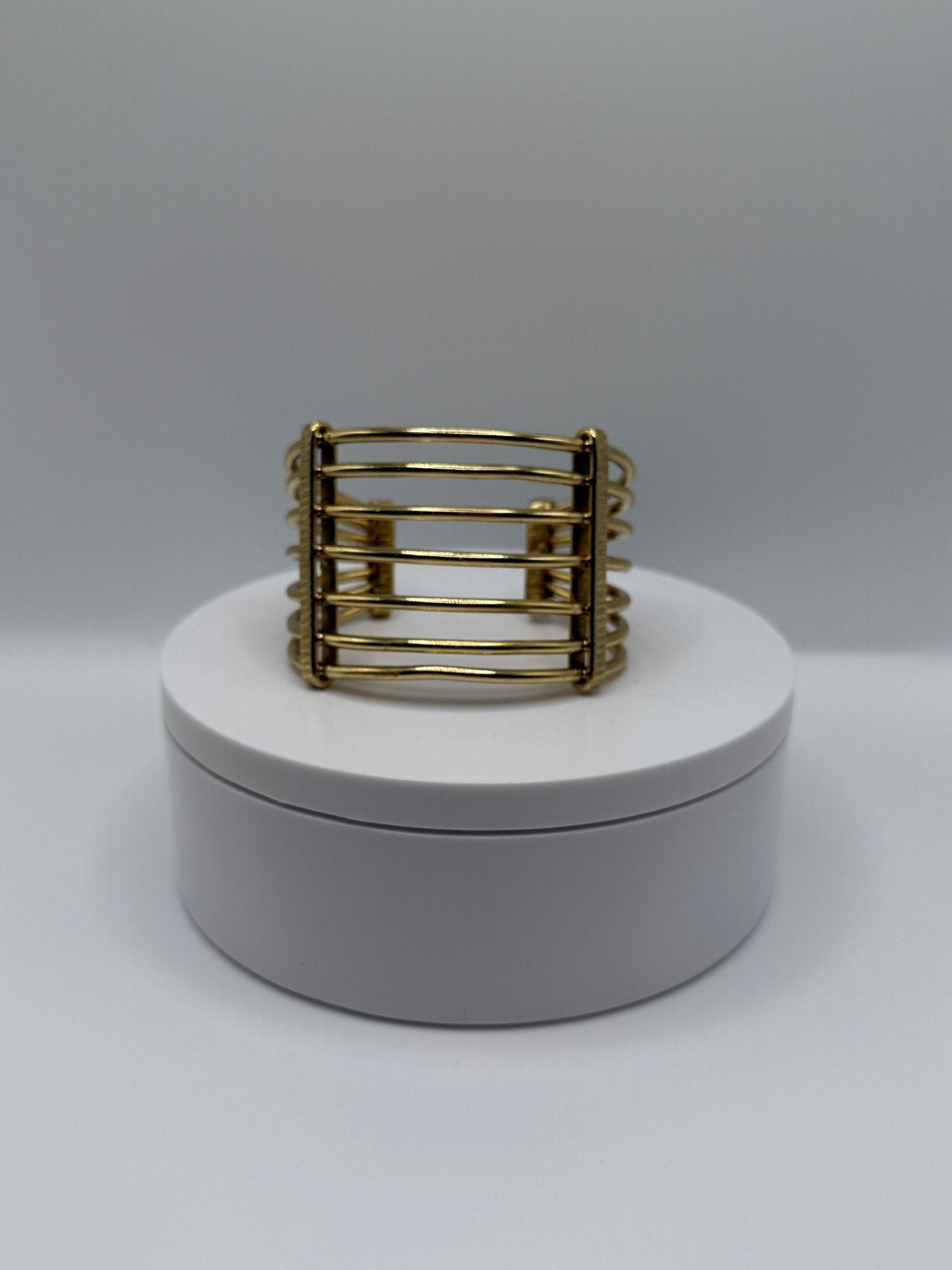 Golden Frequency Cuff - AVA Jewelry