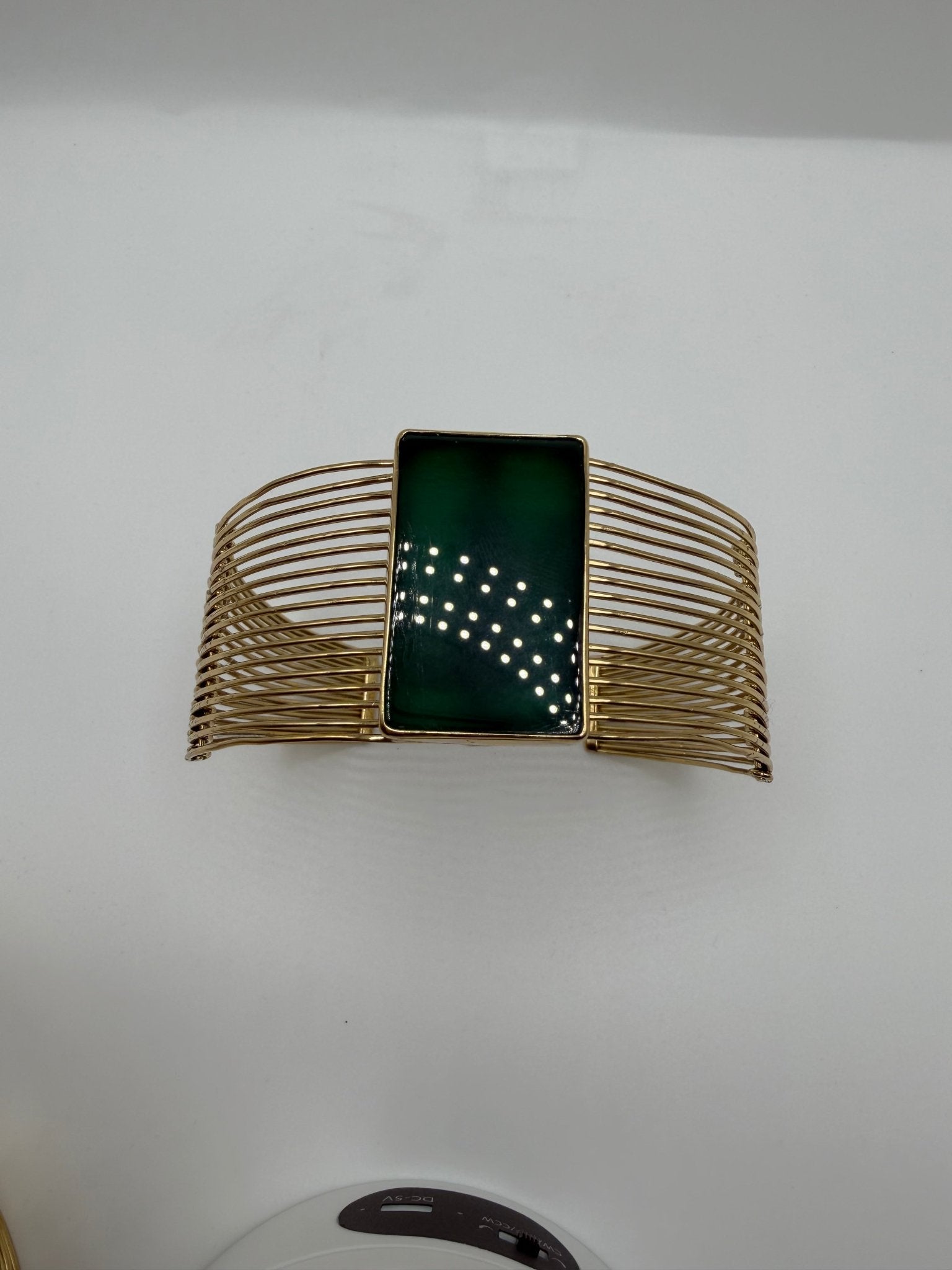 Green Onyx Arm Cuff - AVA Jewelry