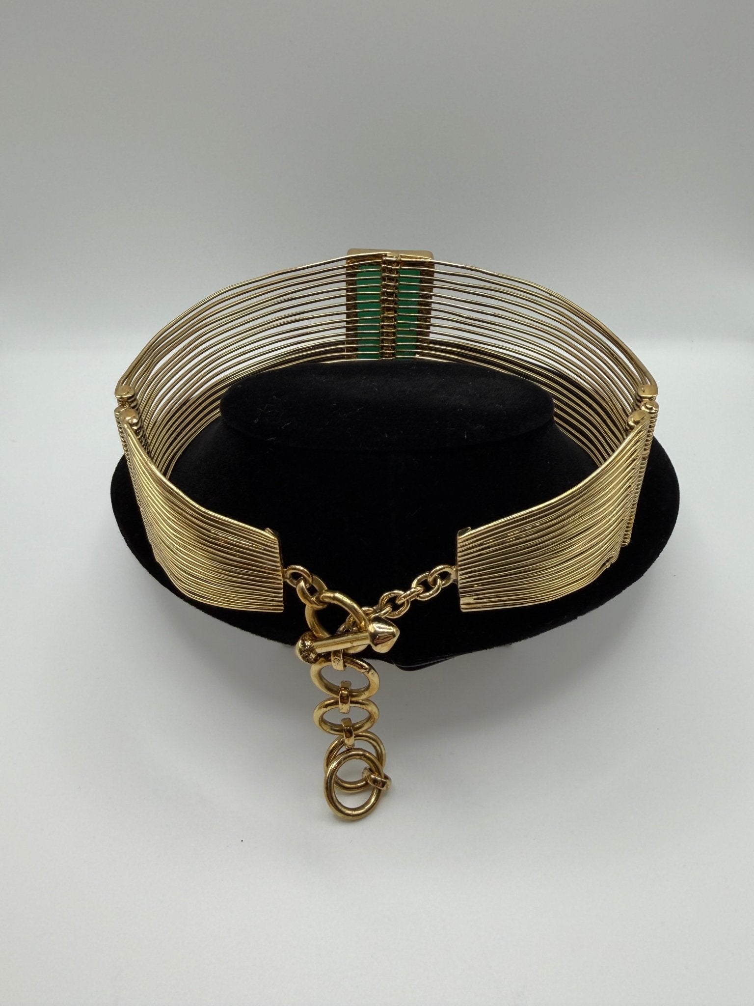 Green Onyx Infinity Choker - AVA Jewelry