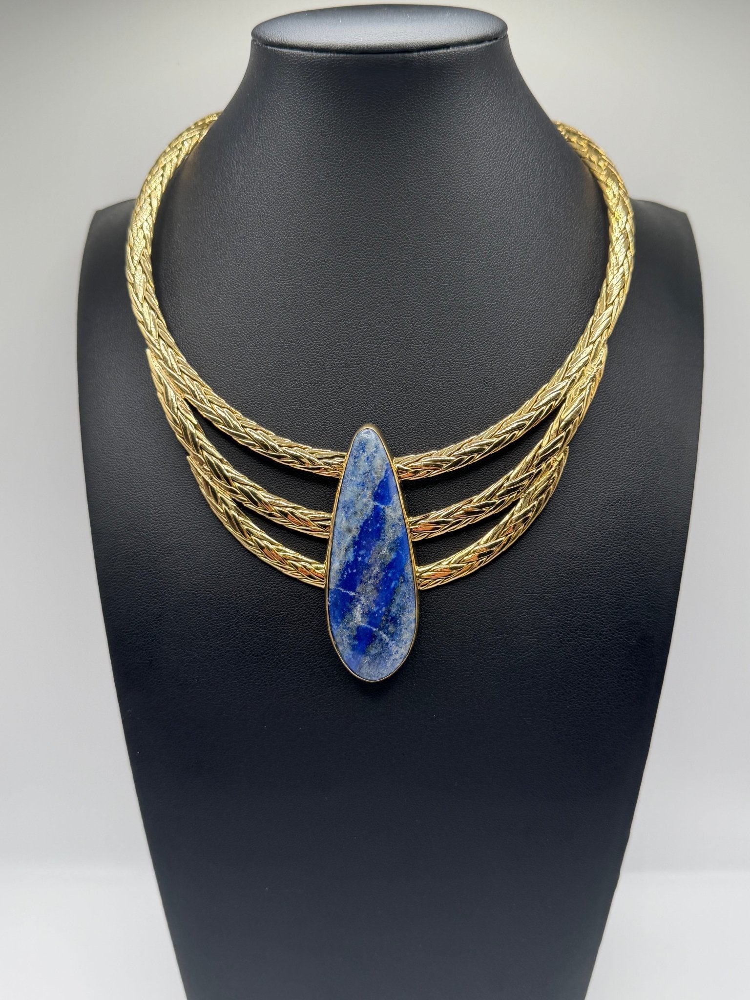 Lapis Gilded Drape - AVA Jewelry
