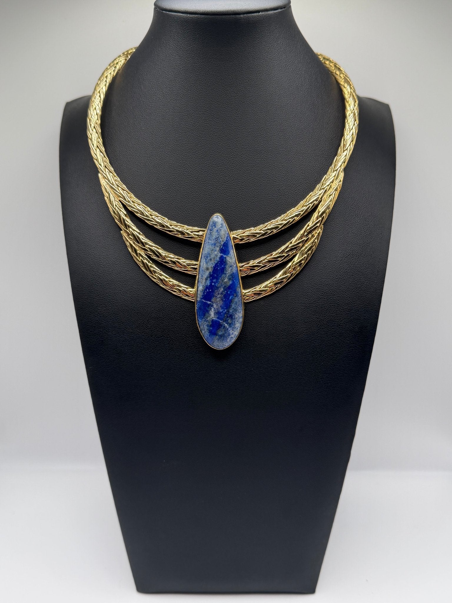 Lapis Gilded Drape - AVA Jewelry