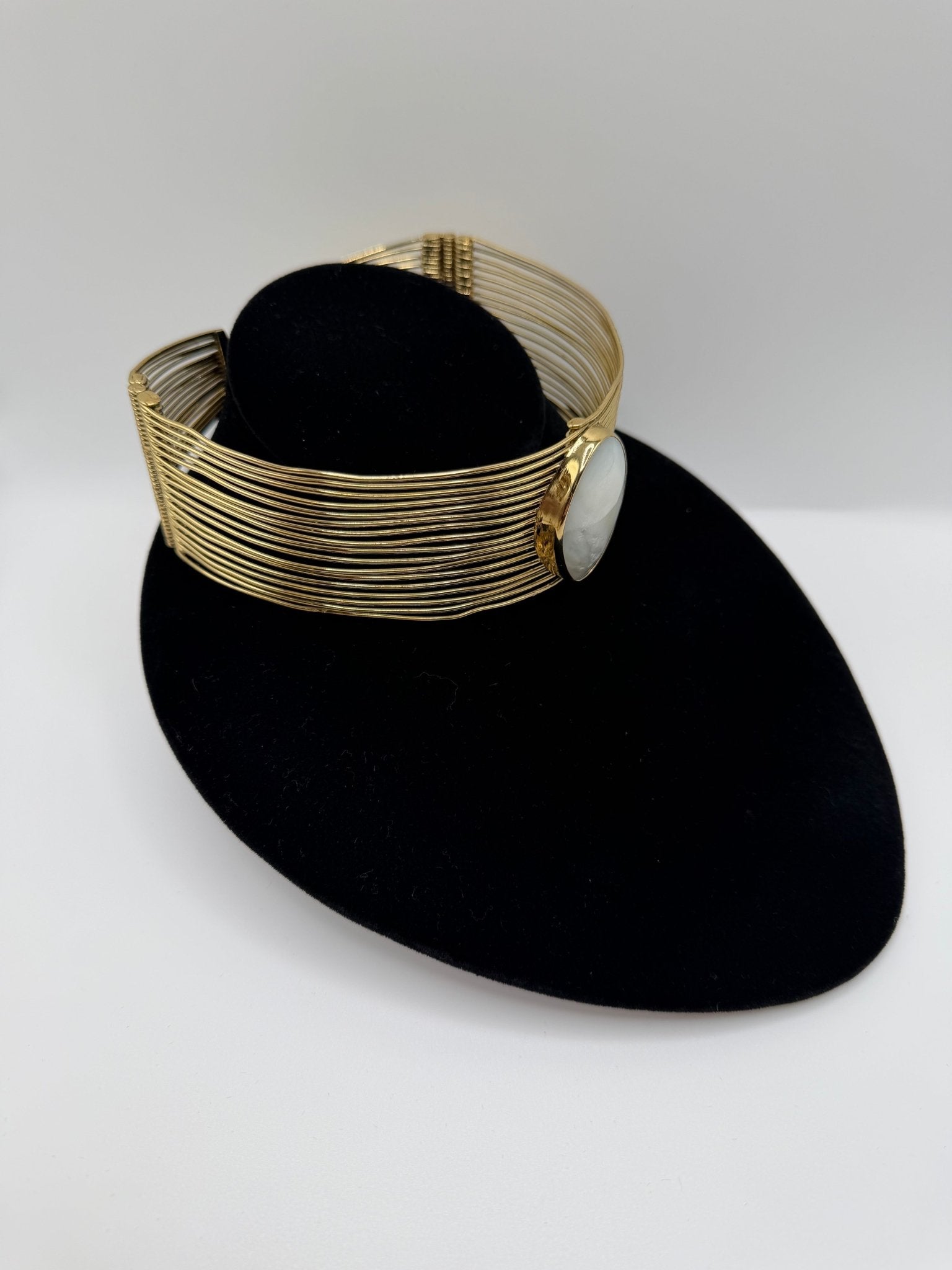 Mother of Pearl Infinity Choker - AVA Jewelry