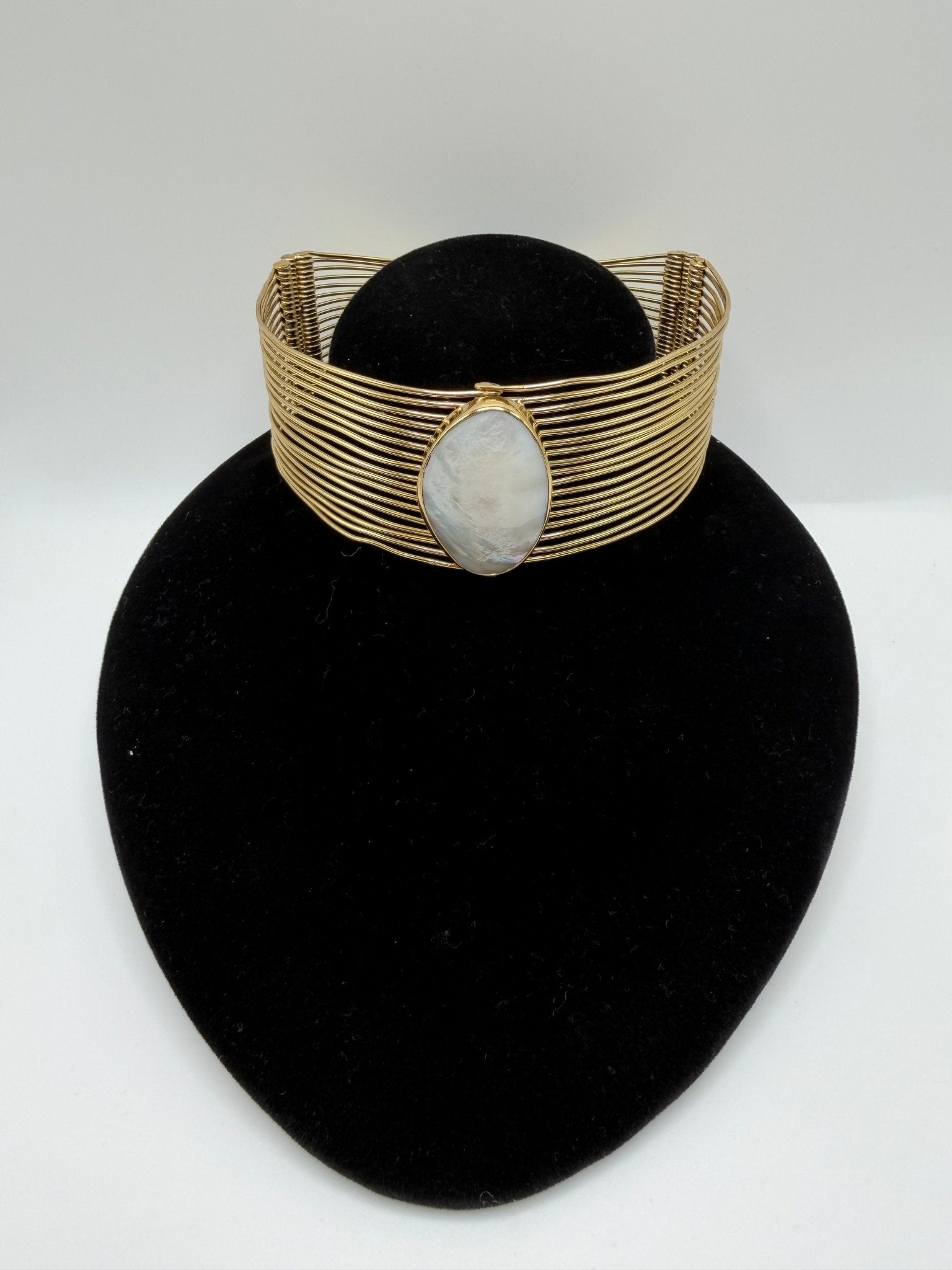 Mother of Pearl Infinity Choker - AVA Jewelry