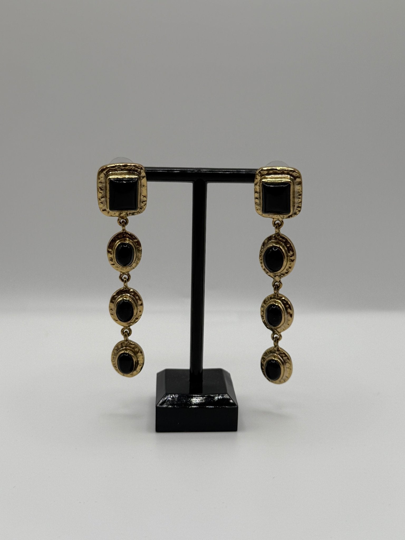 Noir Cascade Earrings - AVA Jewelry