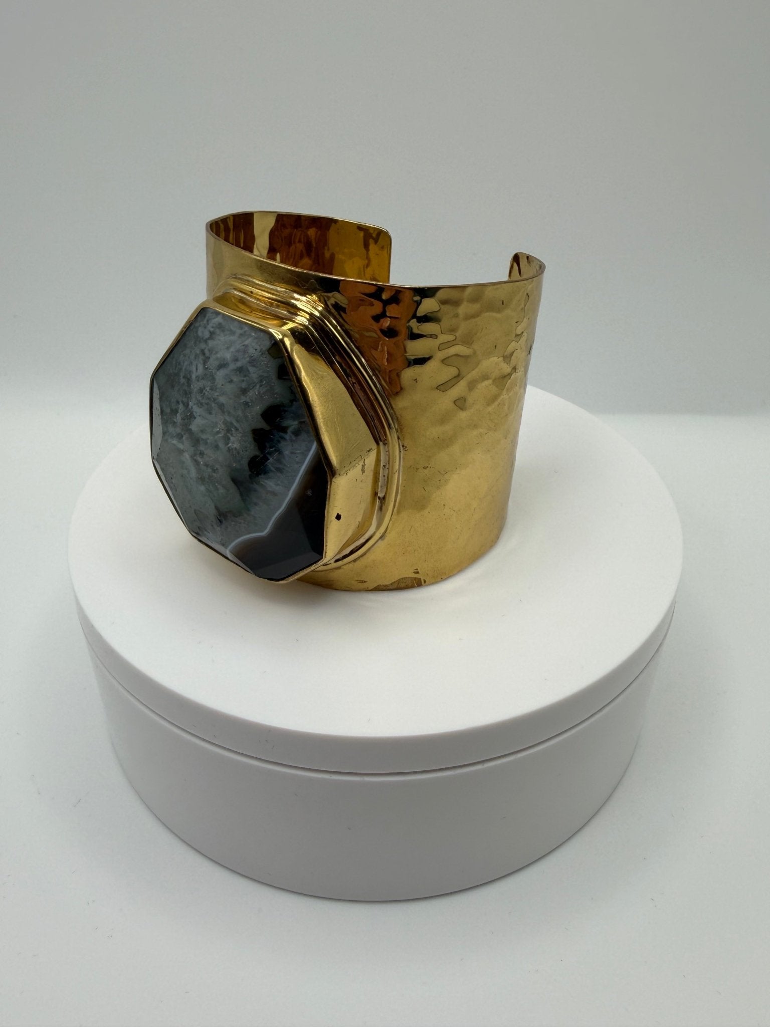 obsidian cuff Sample sale - AVA Jewelry