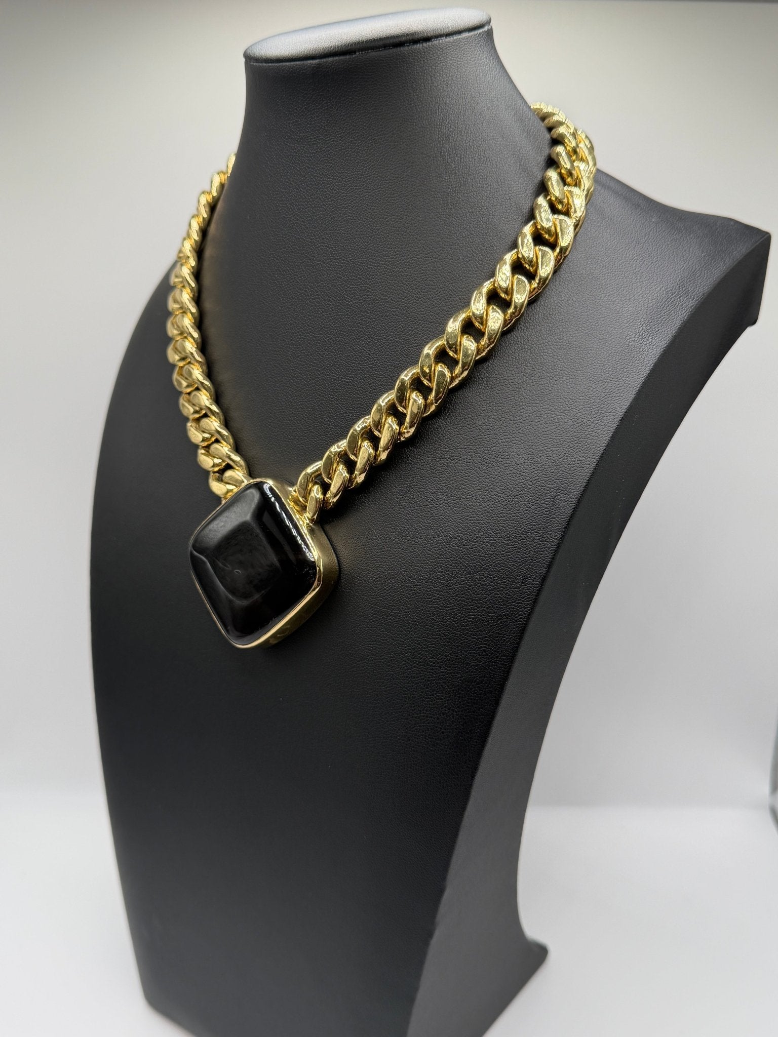 Obsidian Icon Chain - AVA Jewelry
