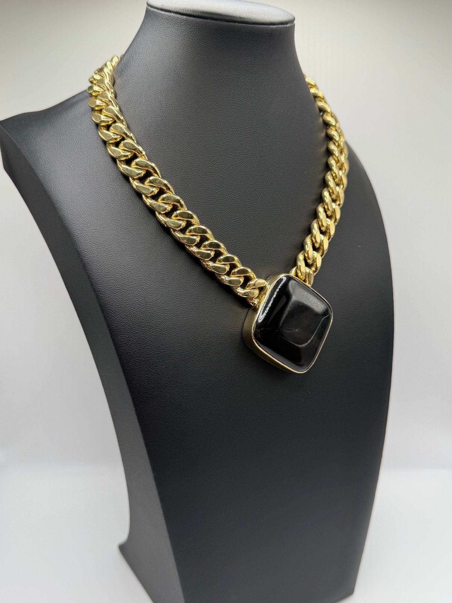 Obsidian Icon Chain - AVA Jewelry
