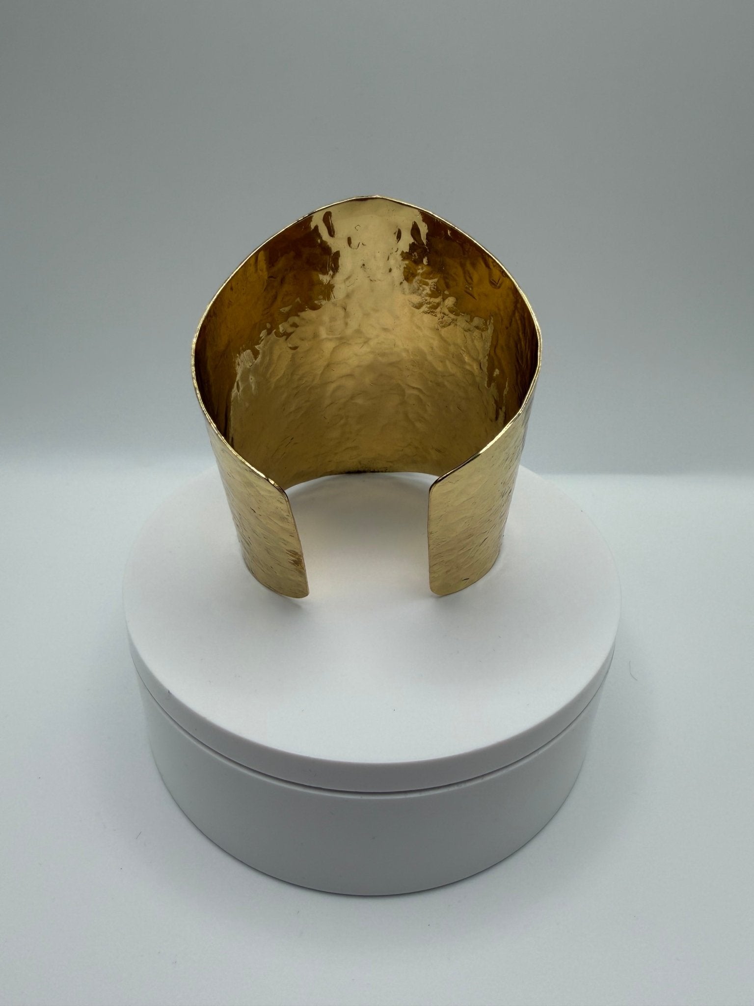 Orange agate slice cuff - AVA Jewelry