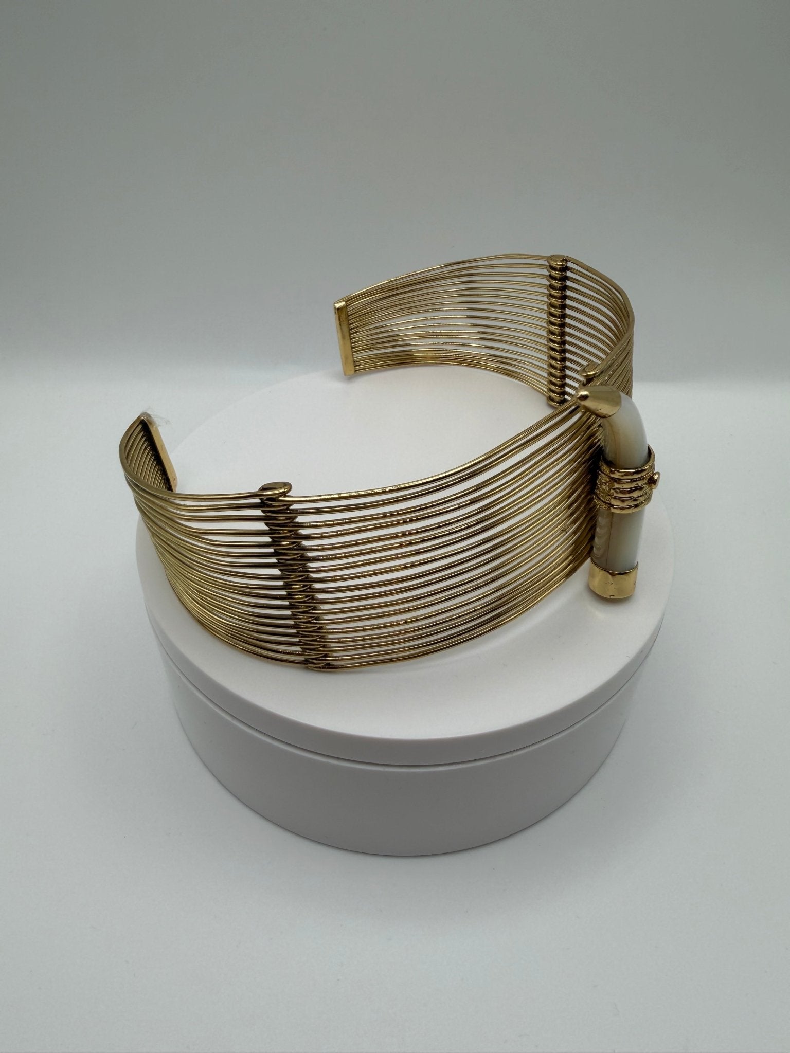 Pearl Horn Arm Band - AVA Jewelry