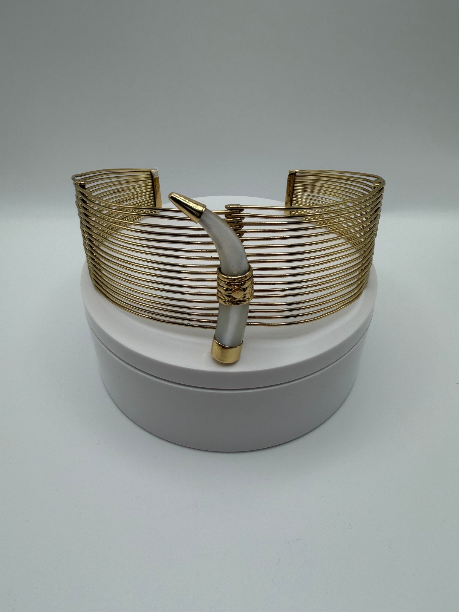 Pearl Horn Arm Band - AVA Jewelry