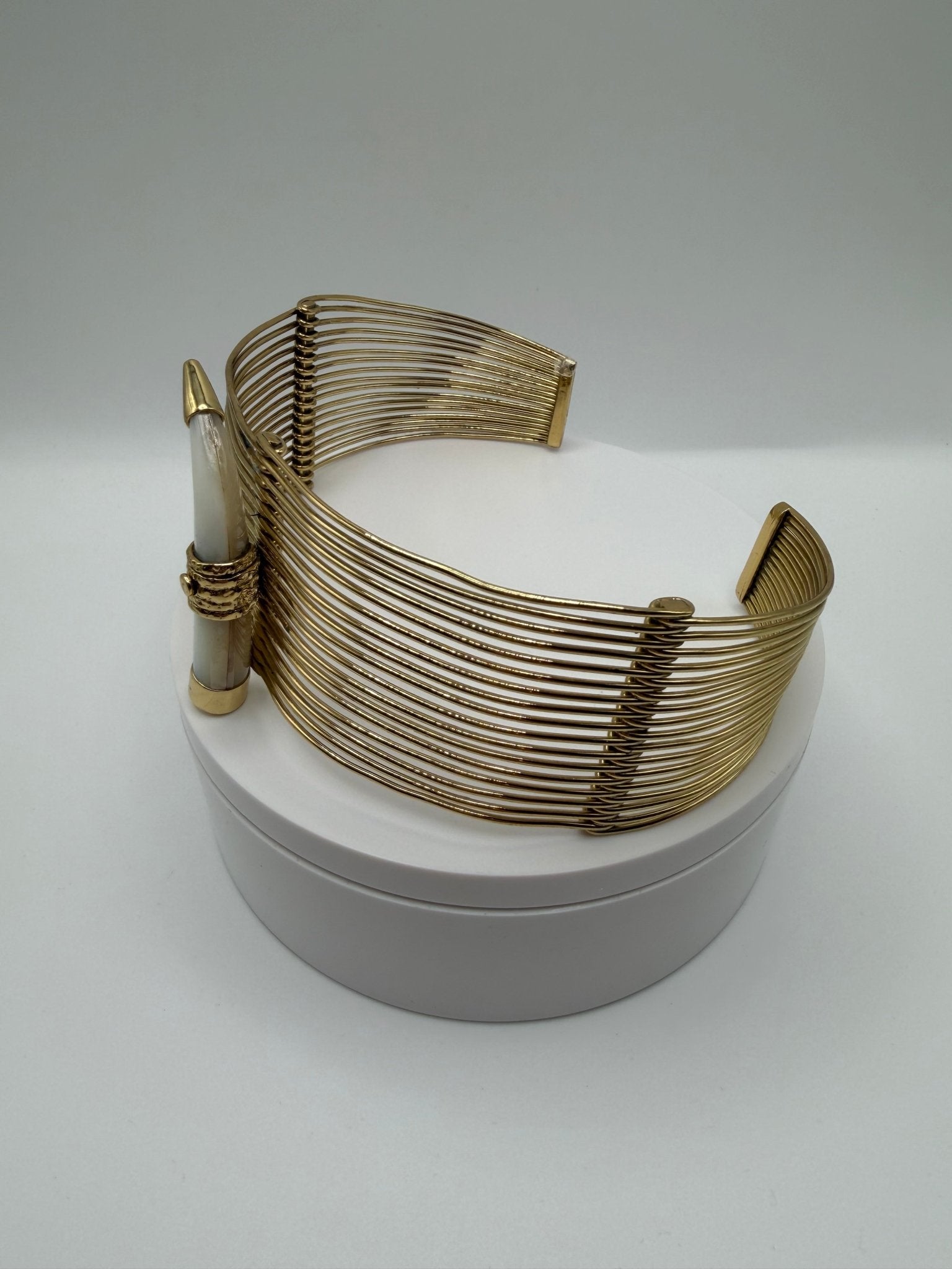 Pearl Horn Arm Band - AVA Jewelry