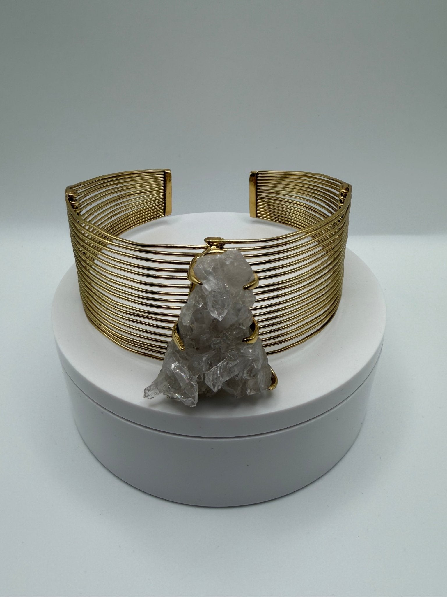 Quartz arm cuff - AVA Jewelry