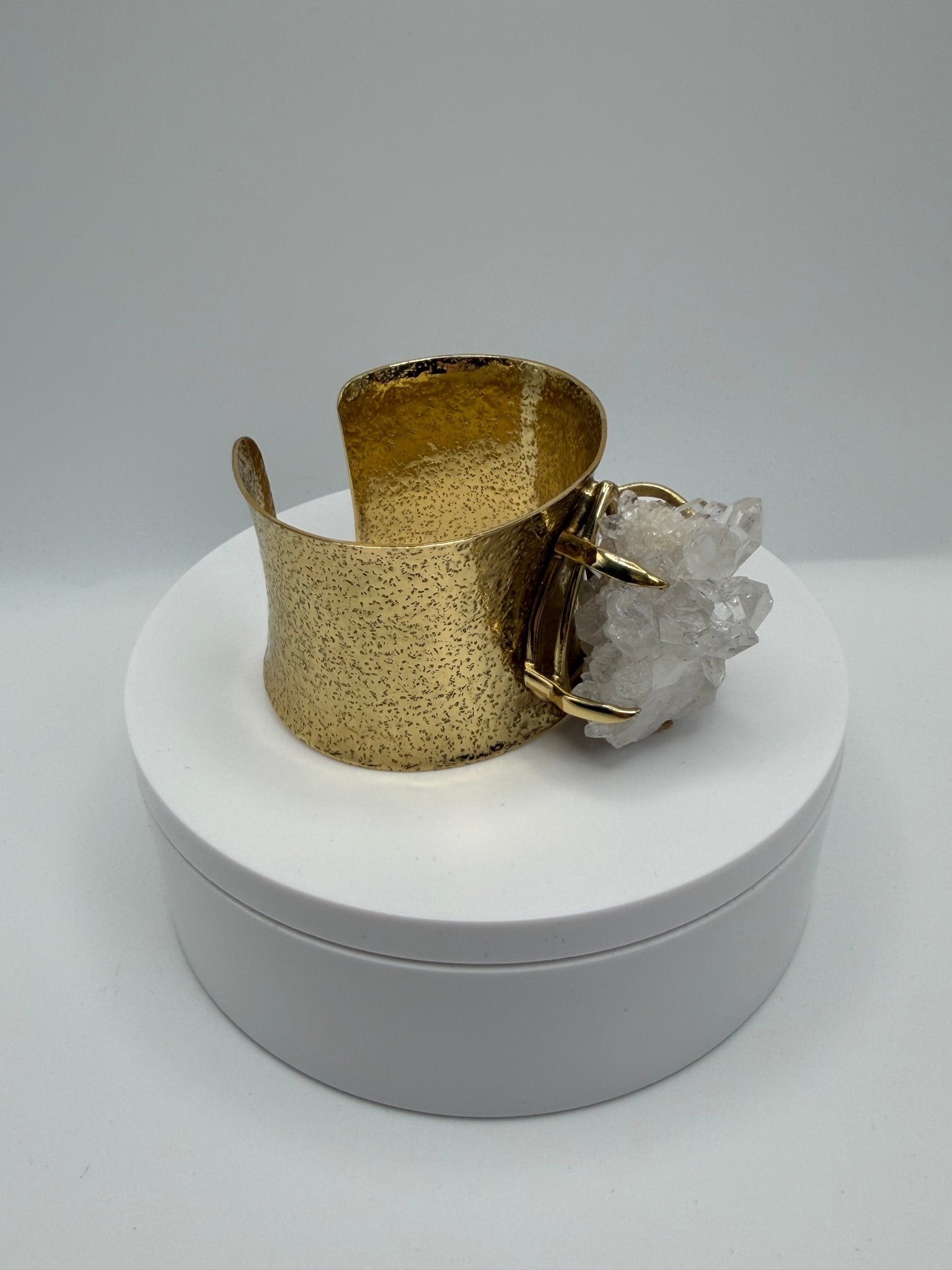 Quartz Crystal cuff - AVA Jewelry