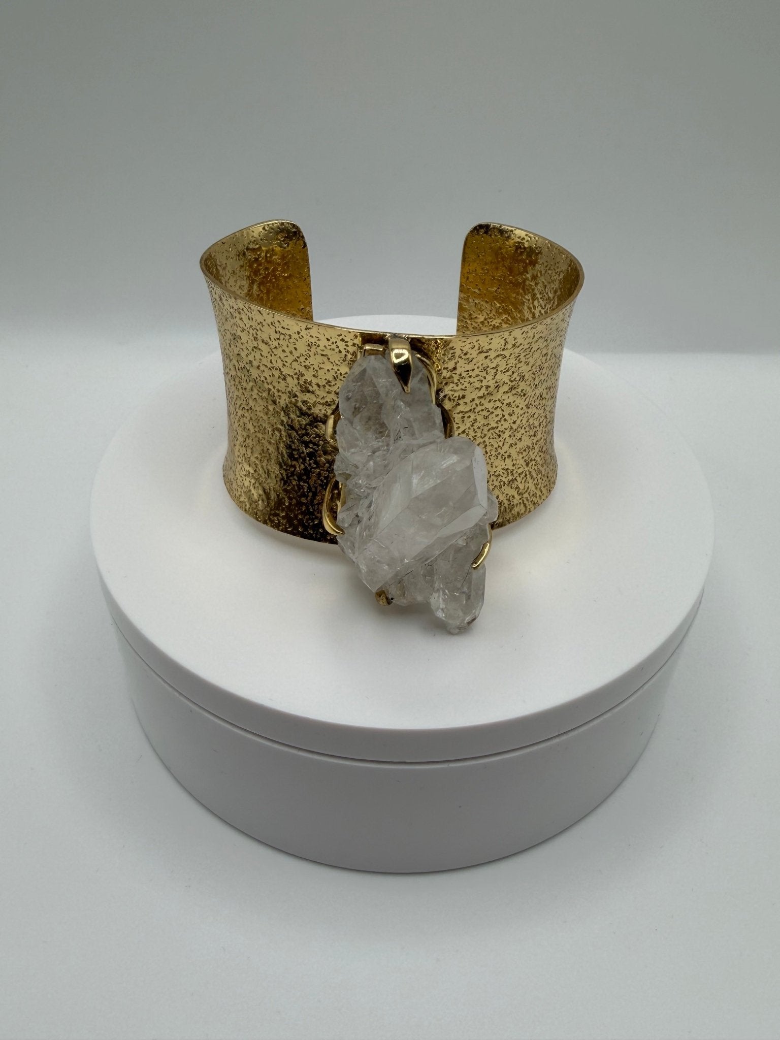 Quartz Crystal Cuff - AVA Jewelry