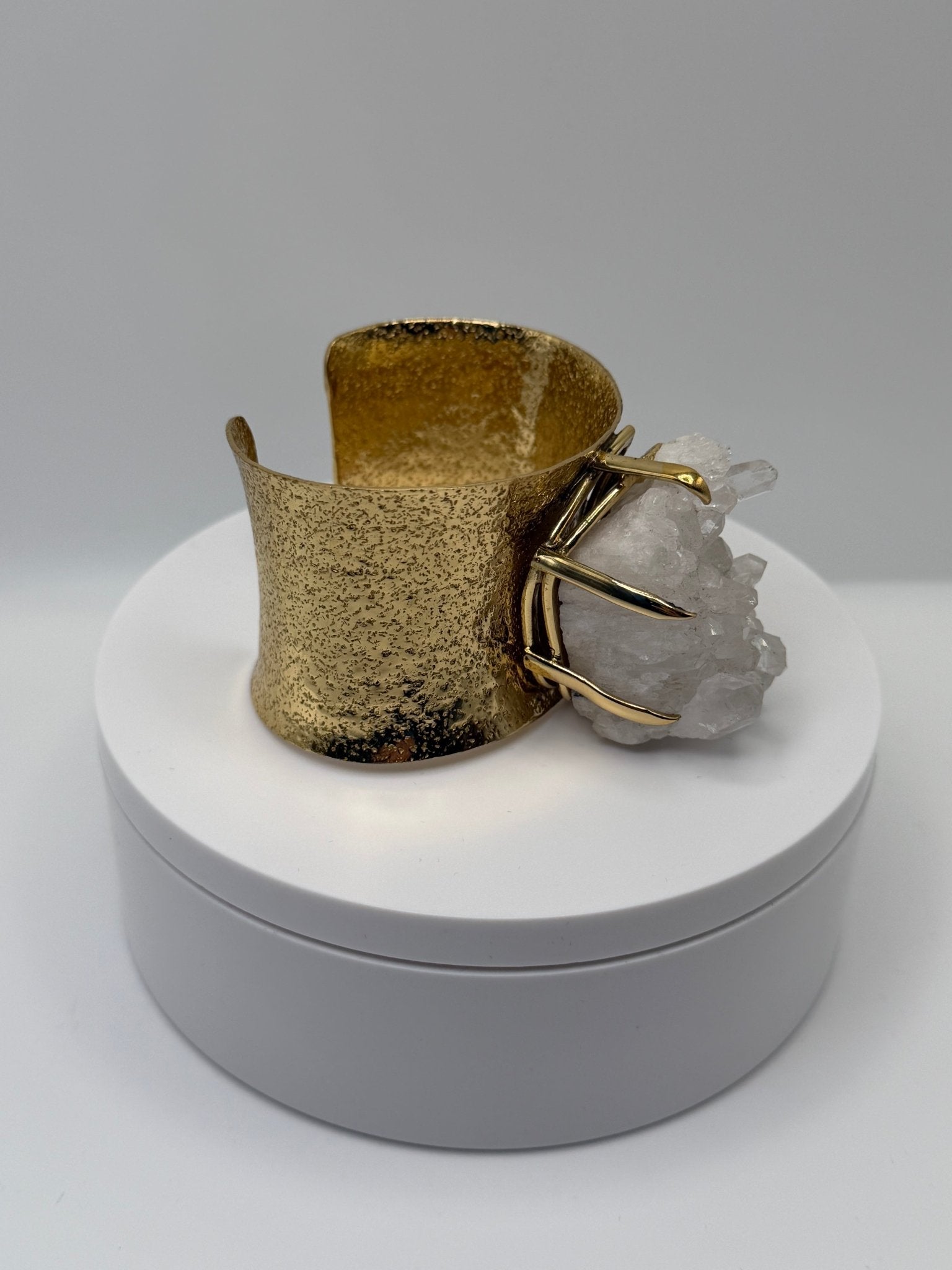 Quartz Crystal cuff - AVA Jewelry