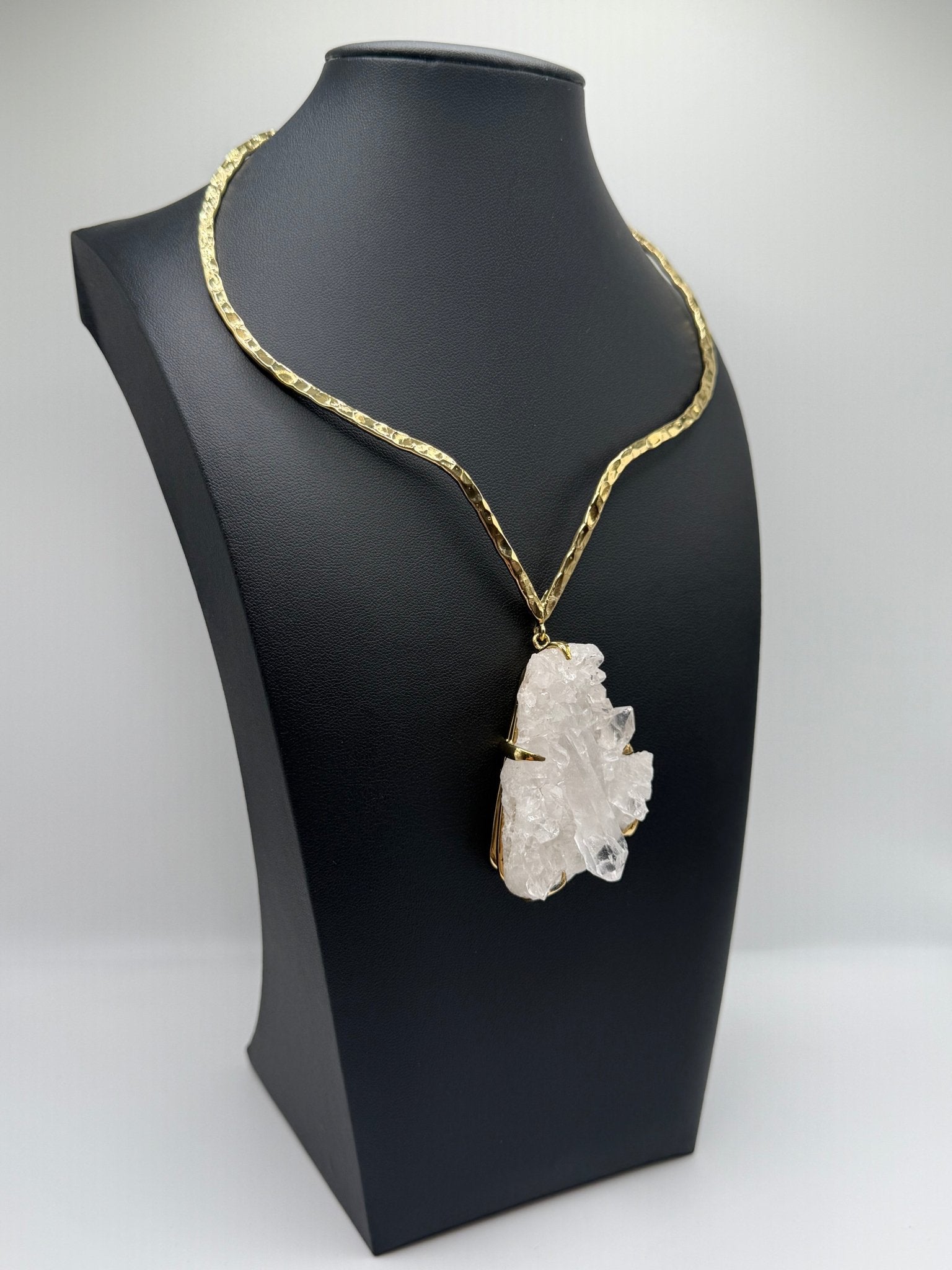 Quartz Crystal V Drop - AVA Jewelry