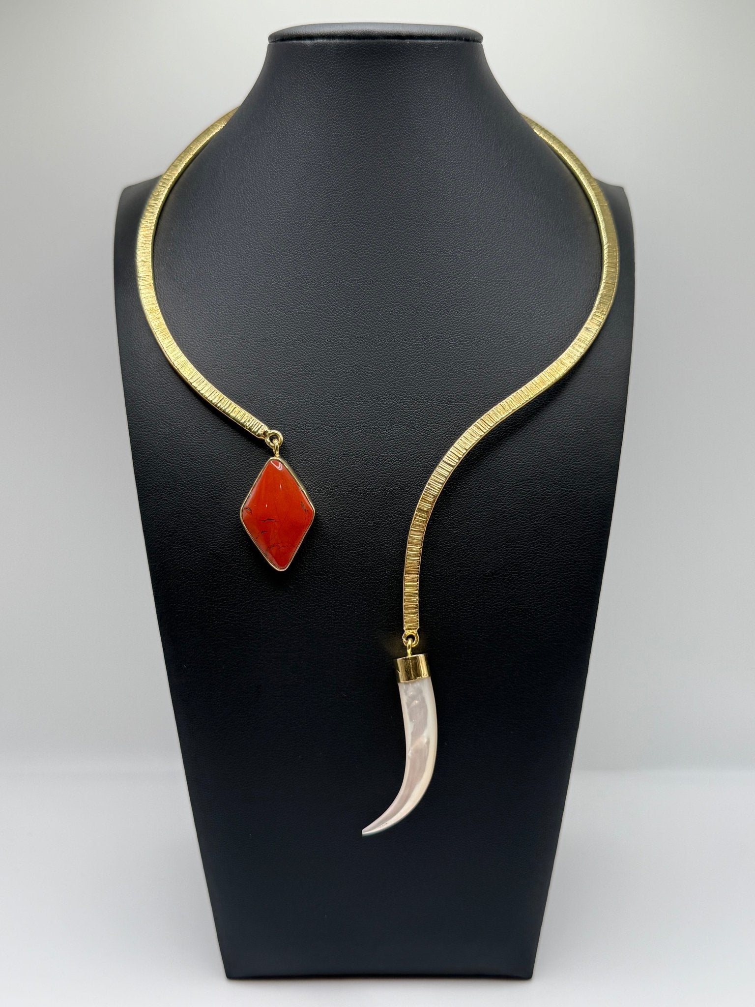 Red and Horn - AVA Jewelry
