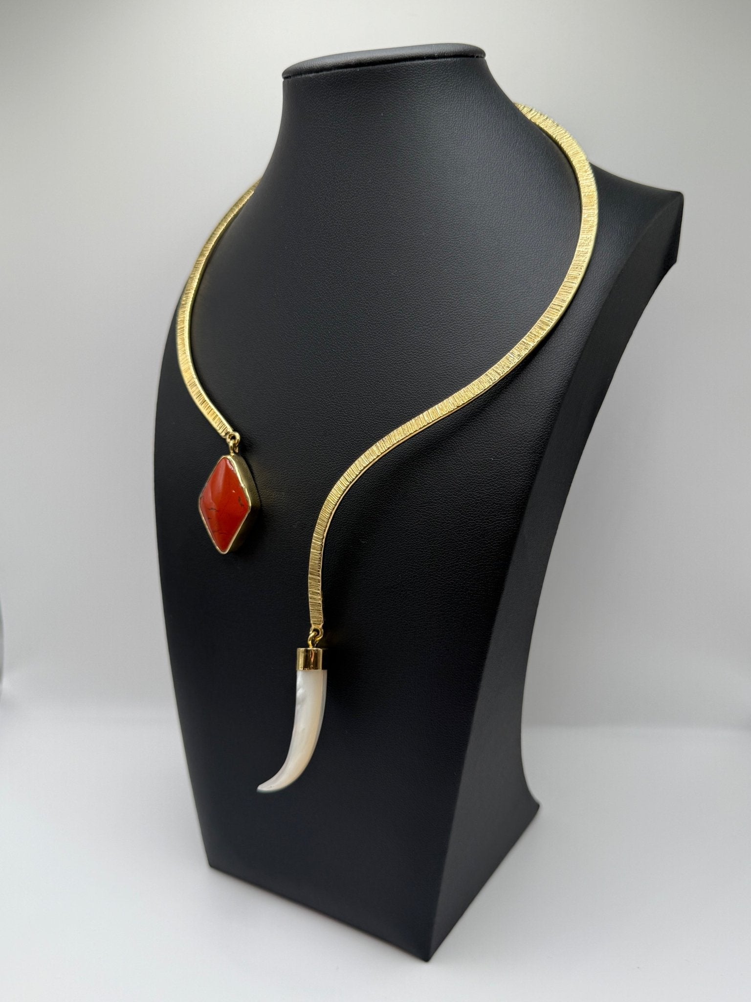 Red and Horn - AVA Jewelry