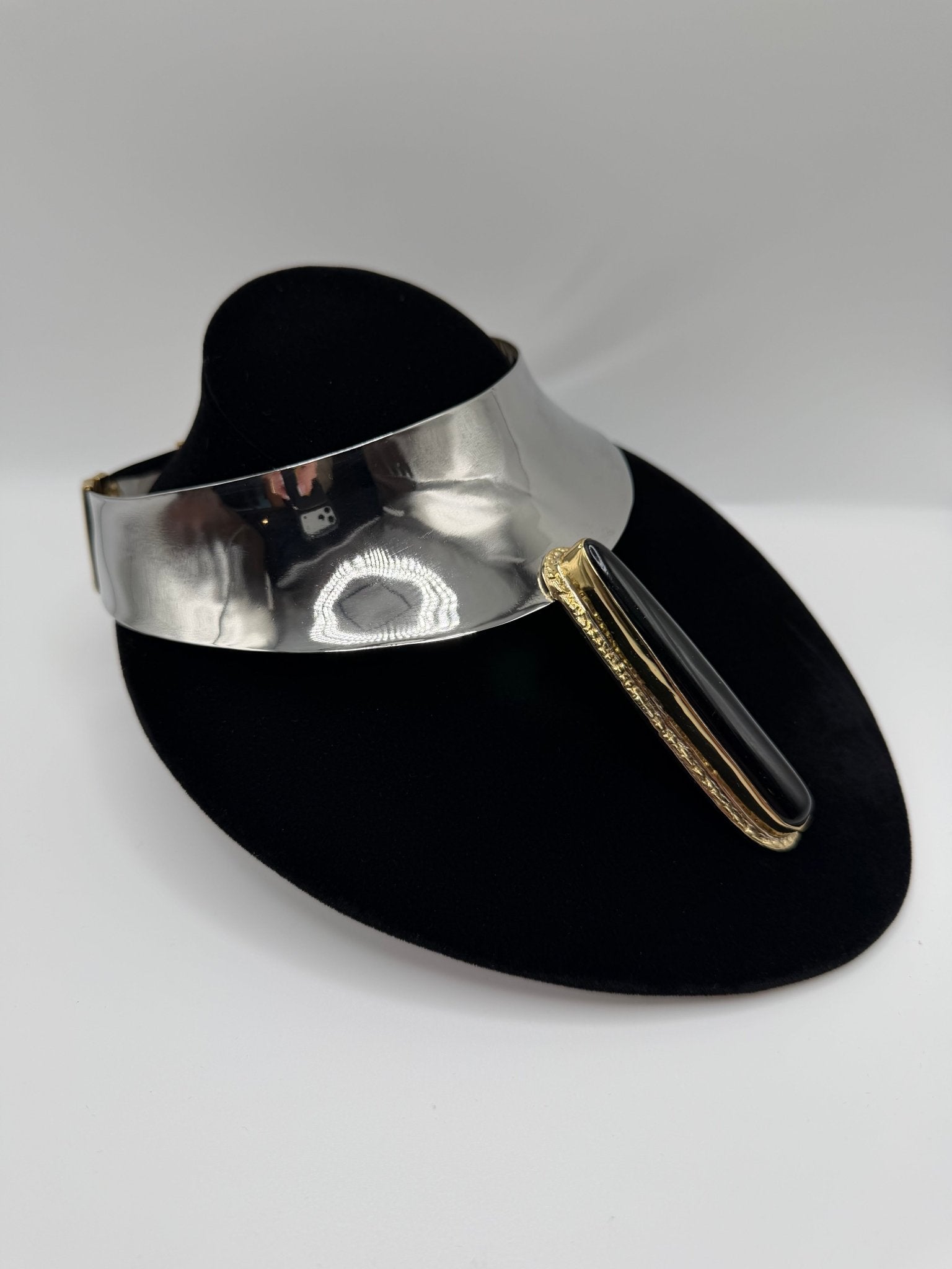 Stainless steel black obsidian - AVA Jewelry