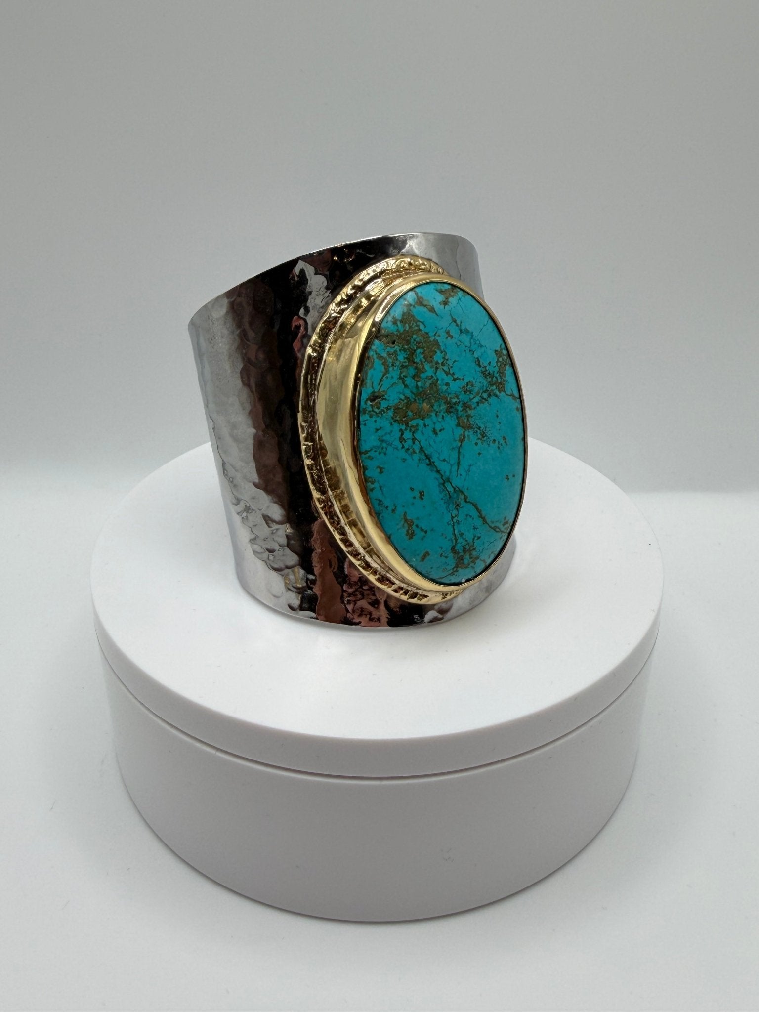 Steel Azure Heroine Cuff - AVA Jewelry