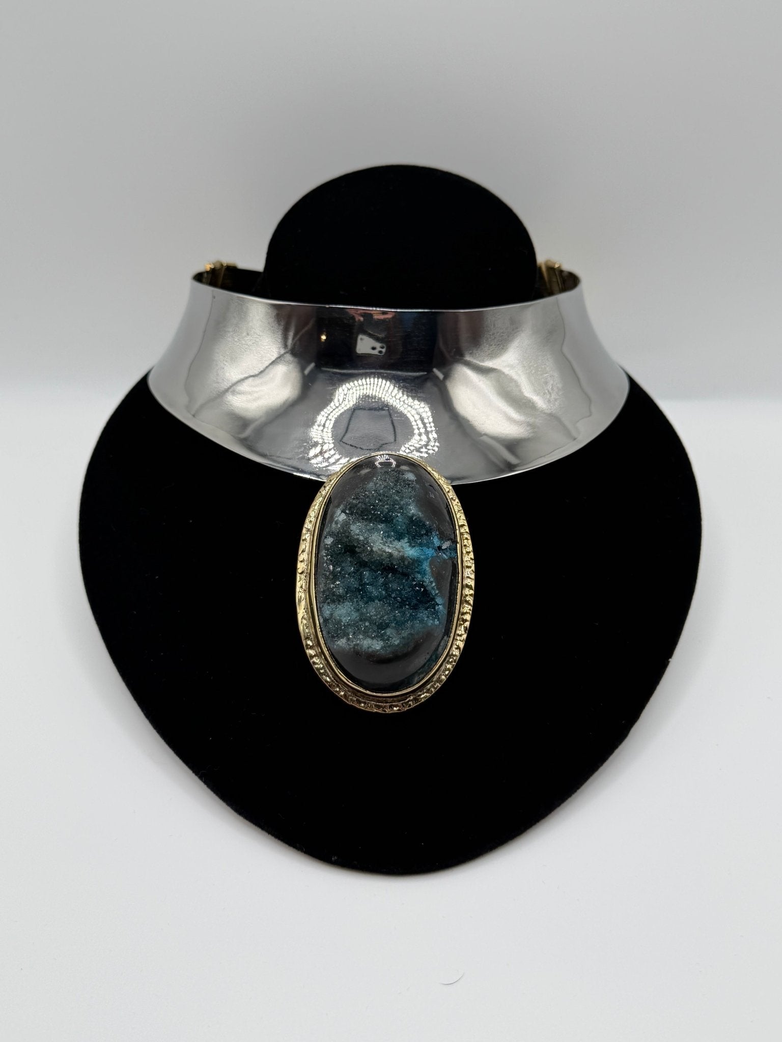 Teal collar - AVA Jewelry