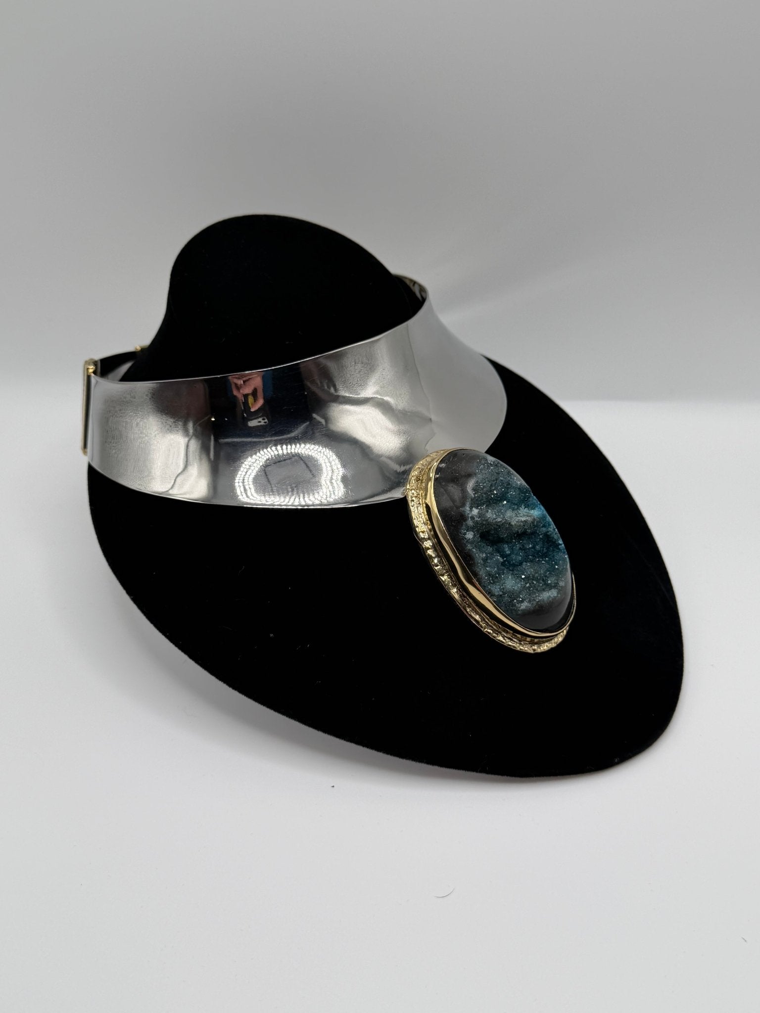 Teal collar - AVA Jewelry