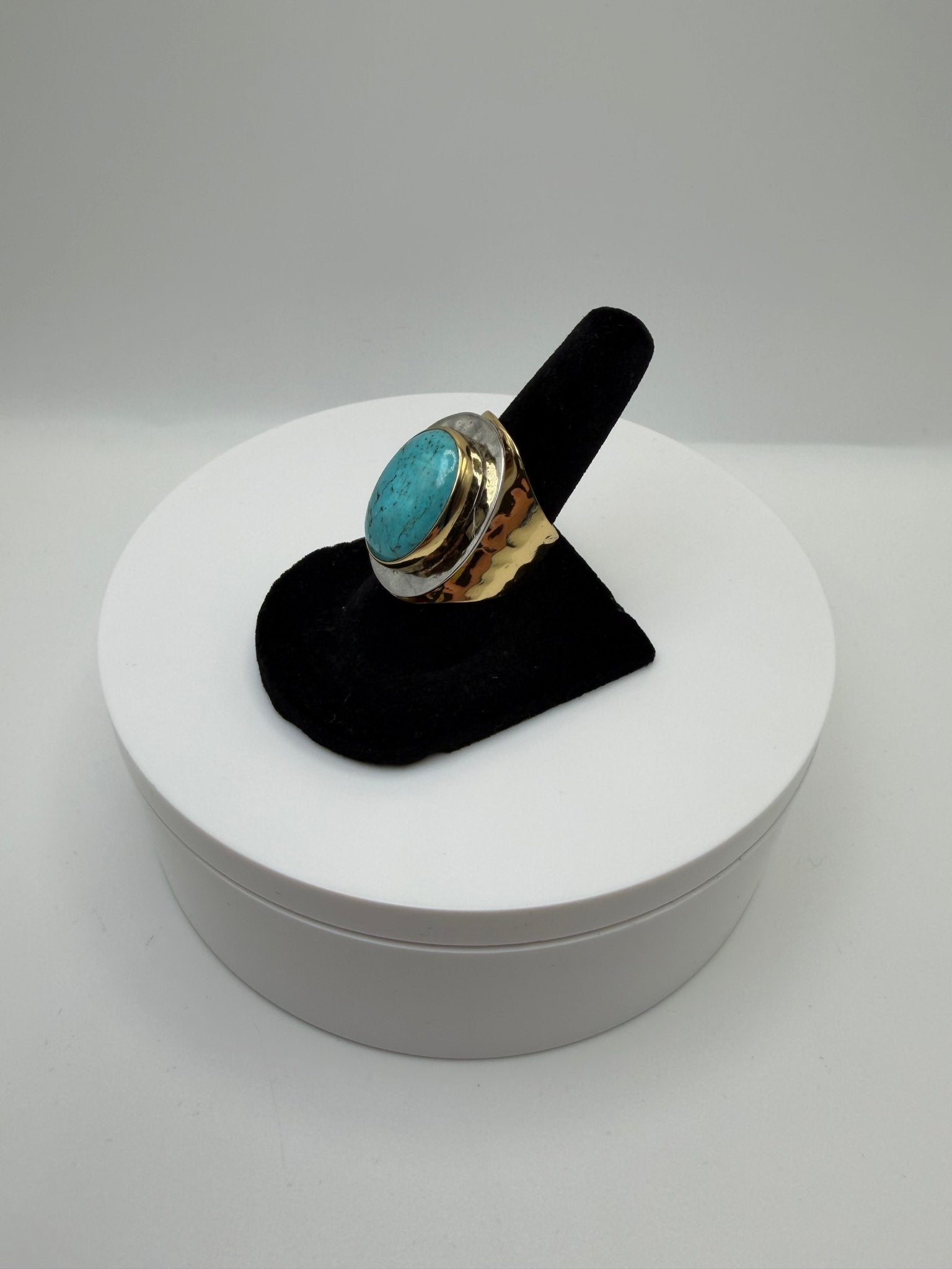 Turquoise framed ring - AVA Jewelry
