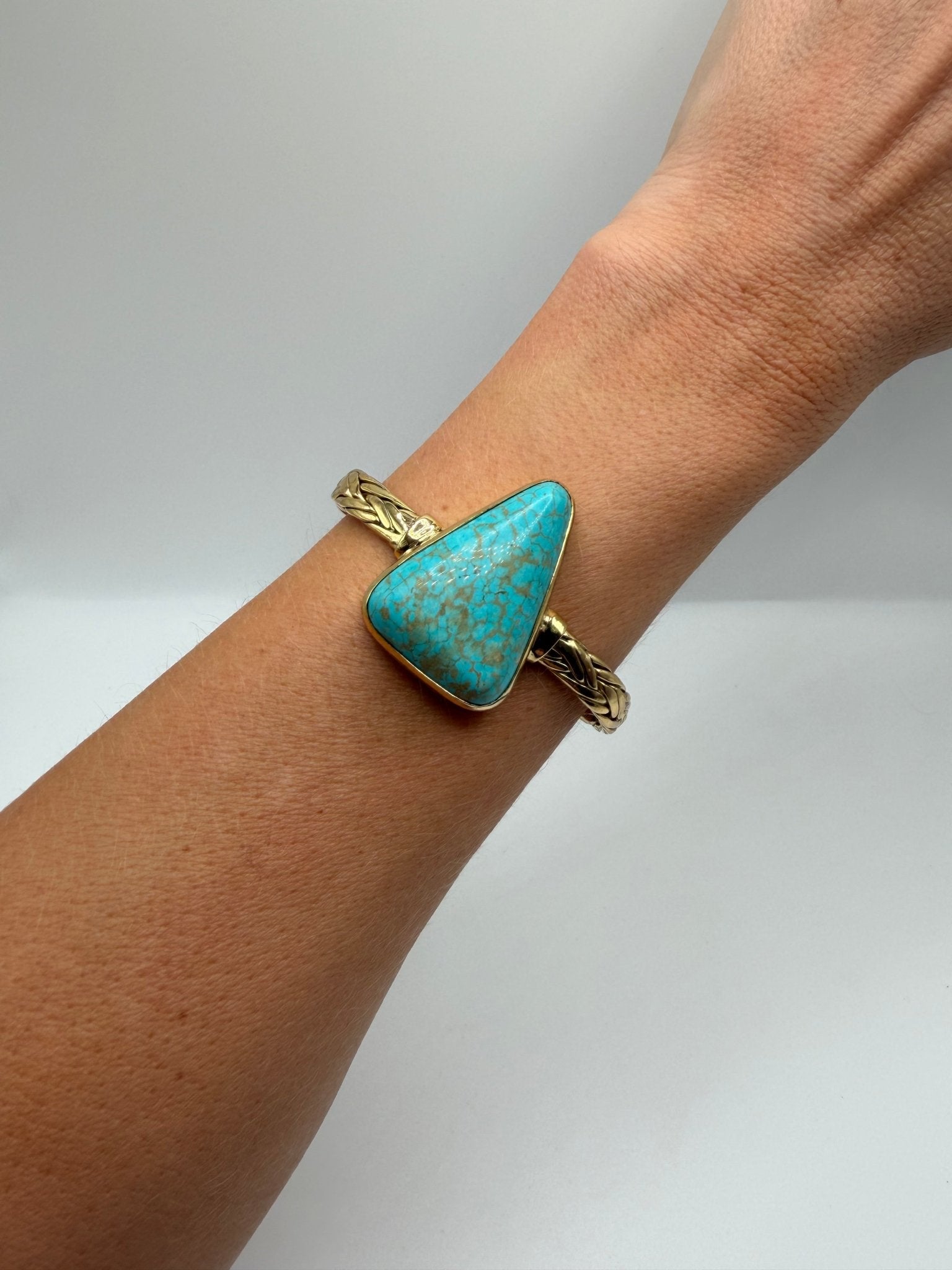 Turquoise Horizon Braided Petite - AVA Jewelry