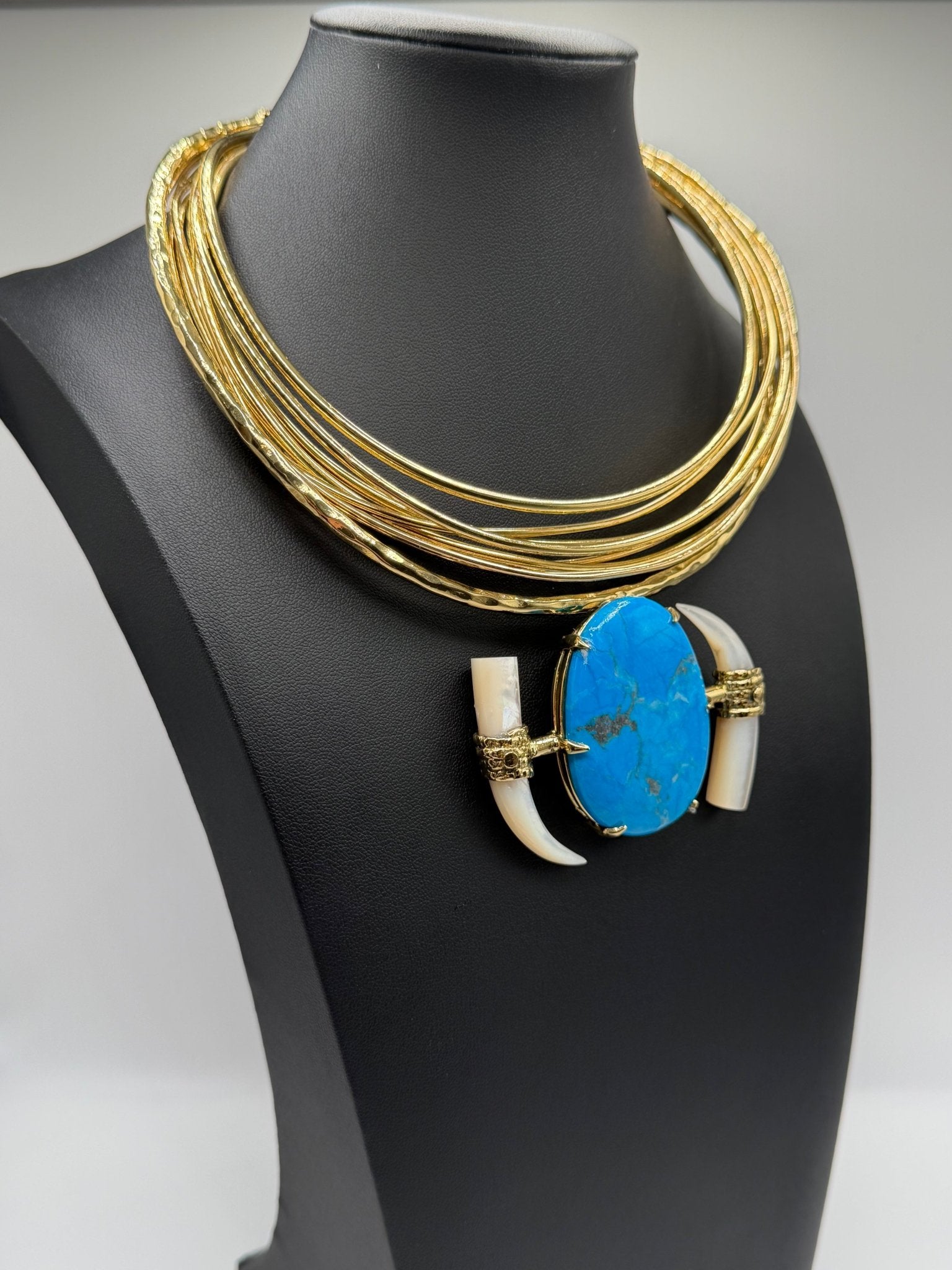 Turquoise Talon cascade - AVA Jewelry