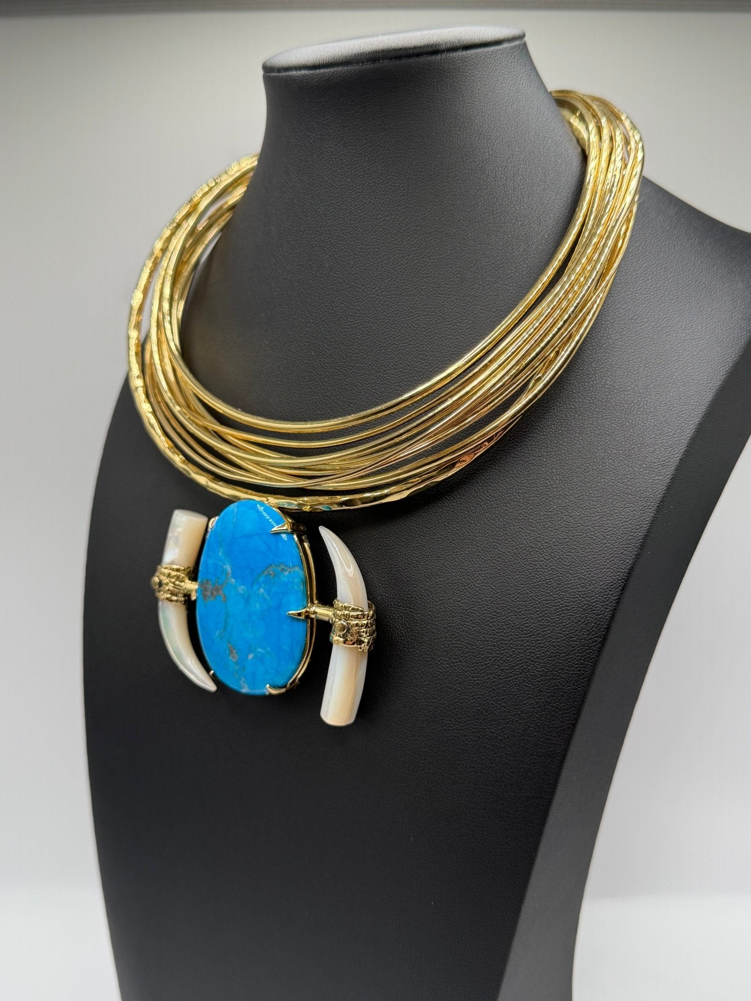 Turquoise Talon cascade - AVA Jewelry