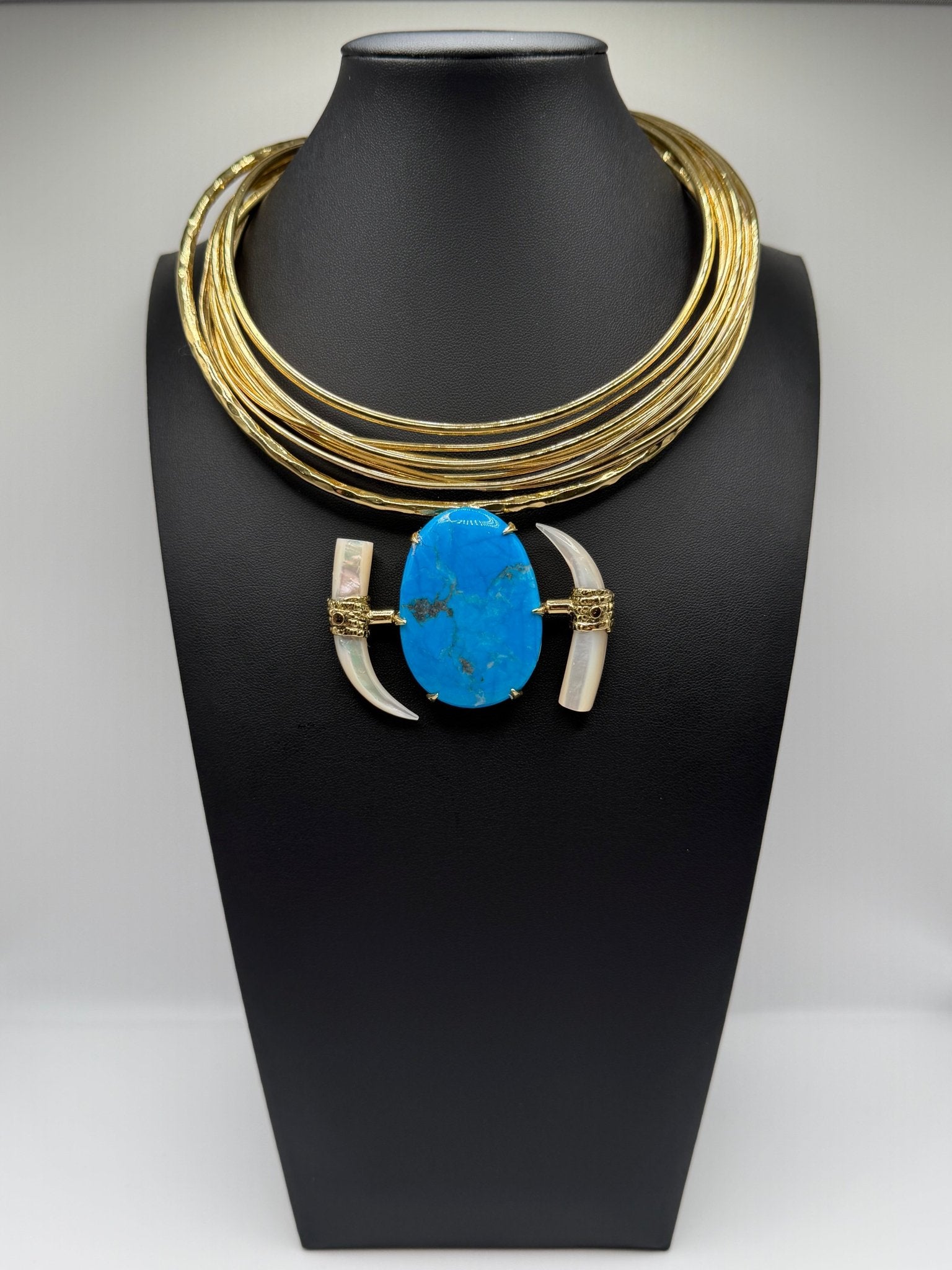 Turquoise Talon cascade - AVA Jewelry