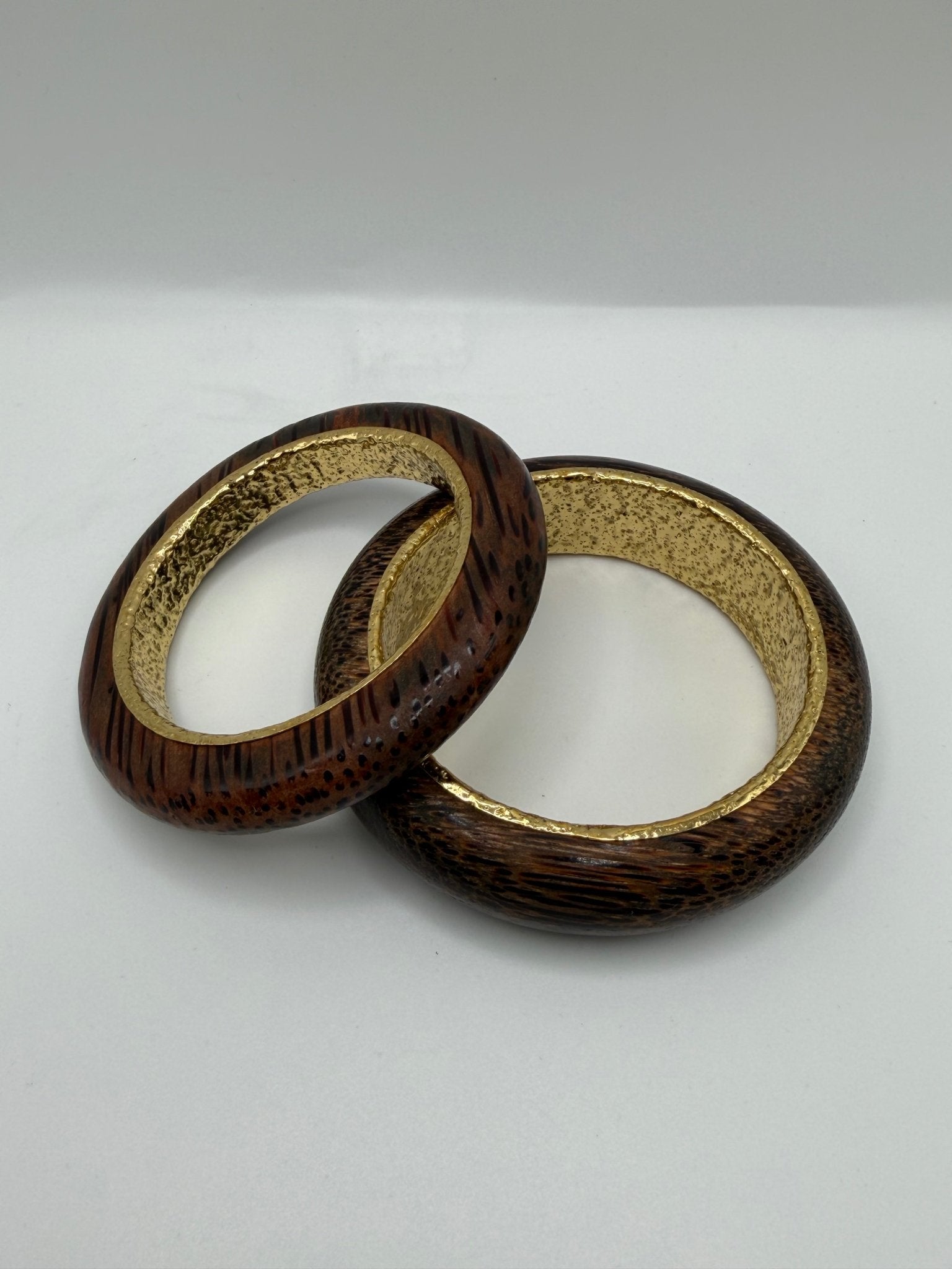 Wood bangle set - AVA Jewelry